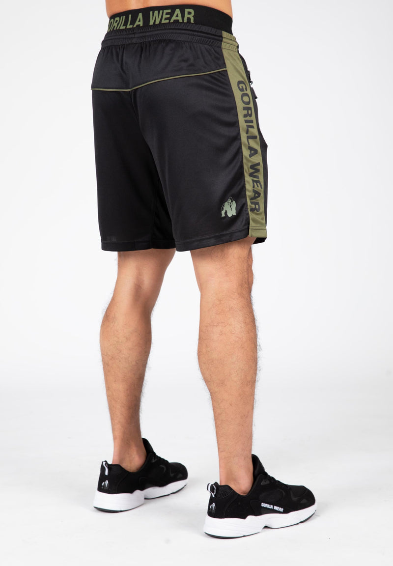 Load image into Gallery viewer, Gorilla Wear - Atlanta Shorts - Black/Green