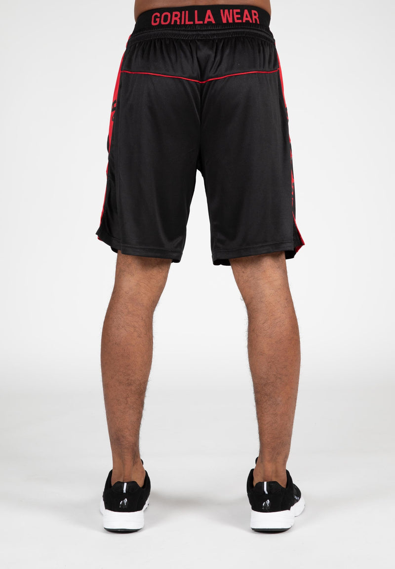 Load image into Gallery viewer, Gorilla Wear - Atlanta Shorts Black/Red