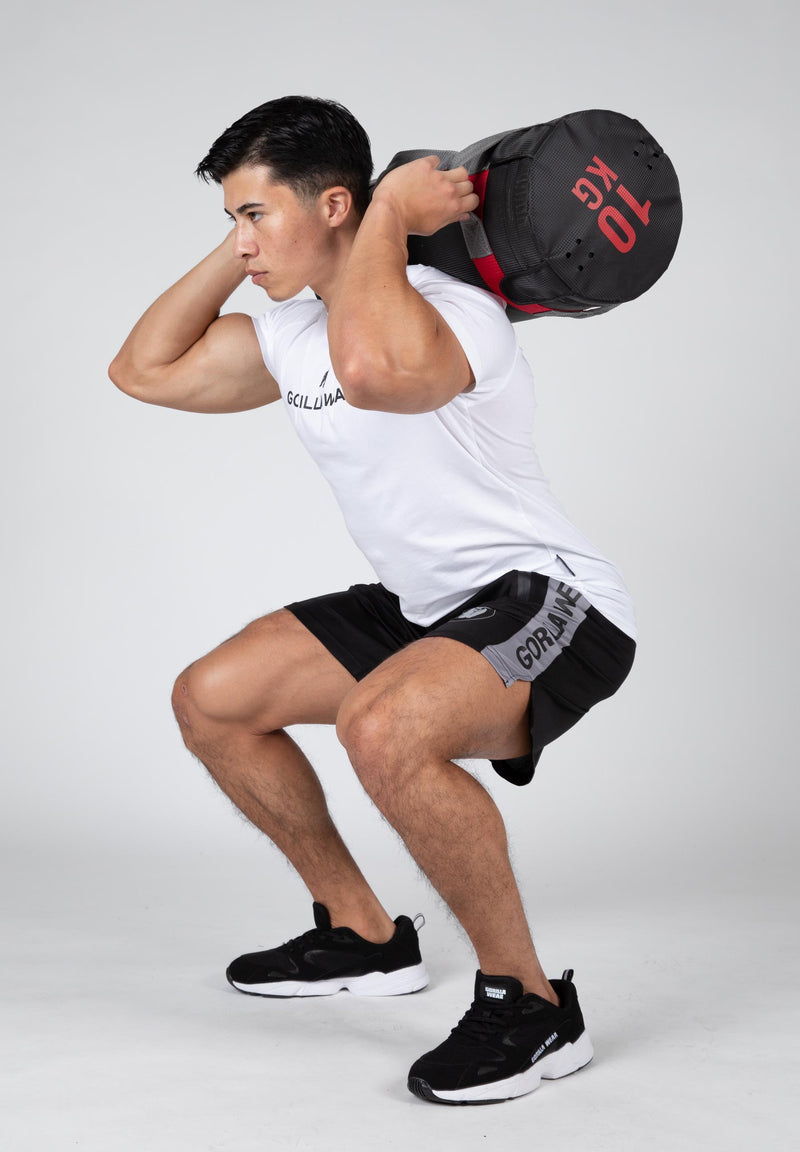Load image into Gallery viewer, Gorilla Wear - Atlanta Shorts - Black/Gray