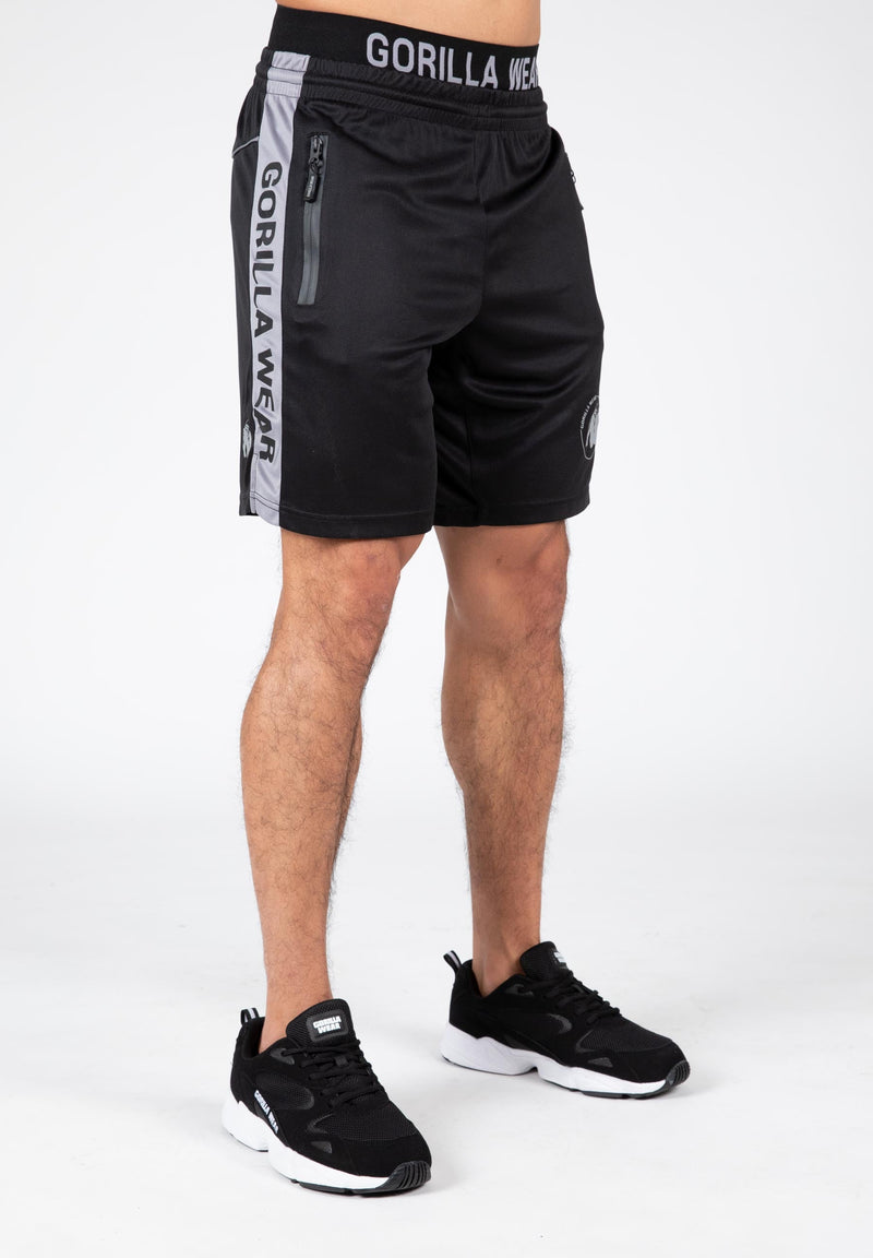 Load image into Gallery viewer, Gorilla Wear - Atlanta Shorts - Black/Gray