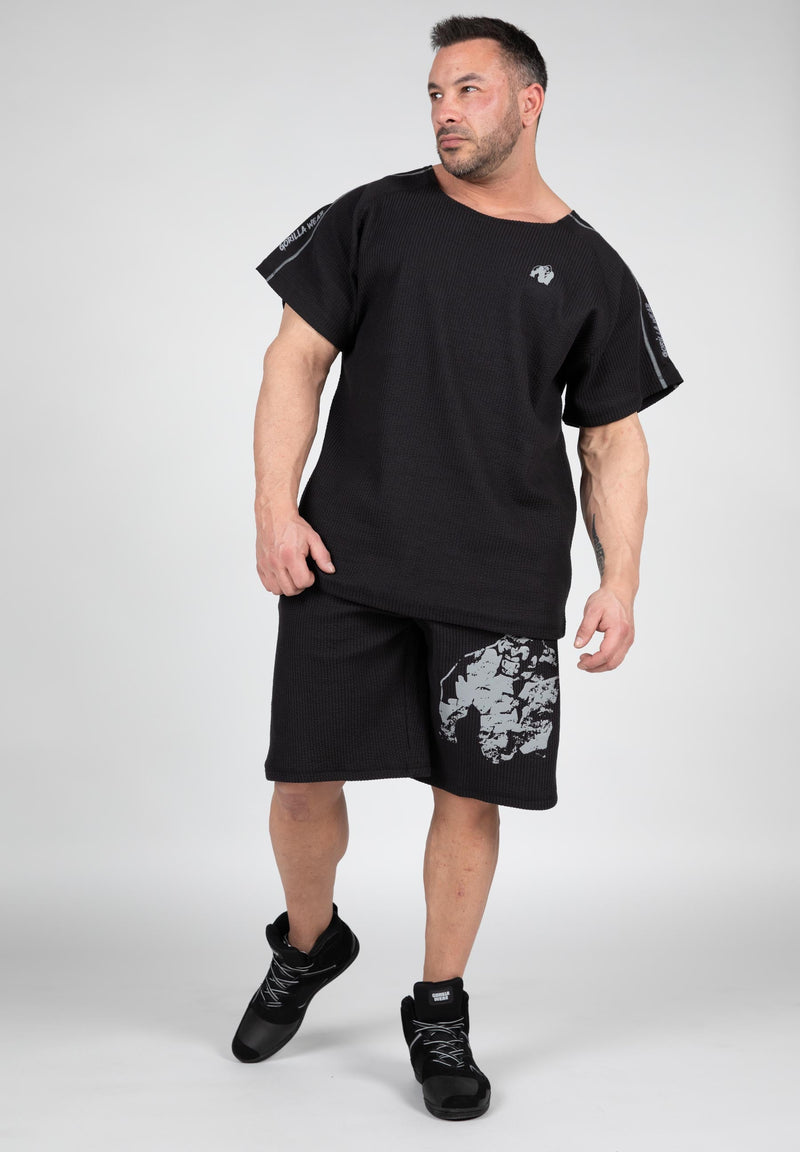 Load image into Gallery viewer, Gorilla Wear - Buffalo Old School Shorts - Black/Gray