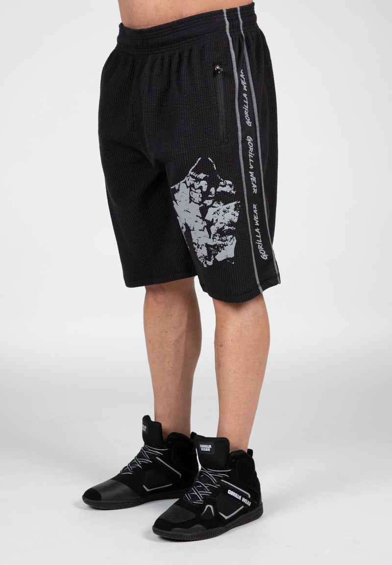 Load image into Gallery viewer, Gorilla Wear - Buffalo Old School Shorts - Black/Gray