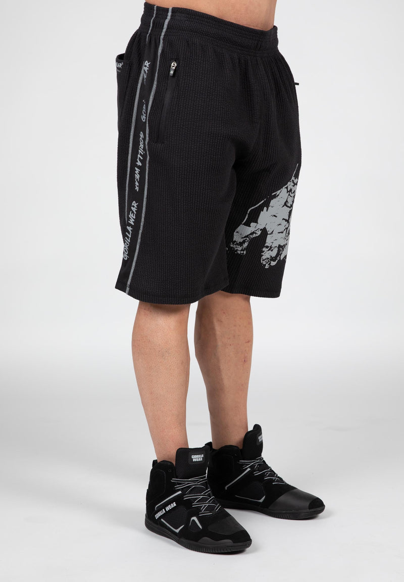 Load image into Gallery viewer, Gorilla Wear - Buffalo Old School Shorts - Black/Gray