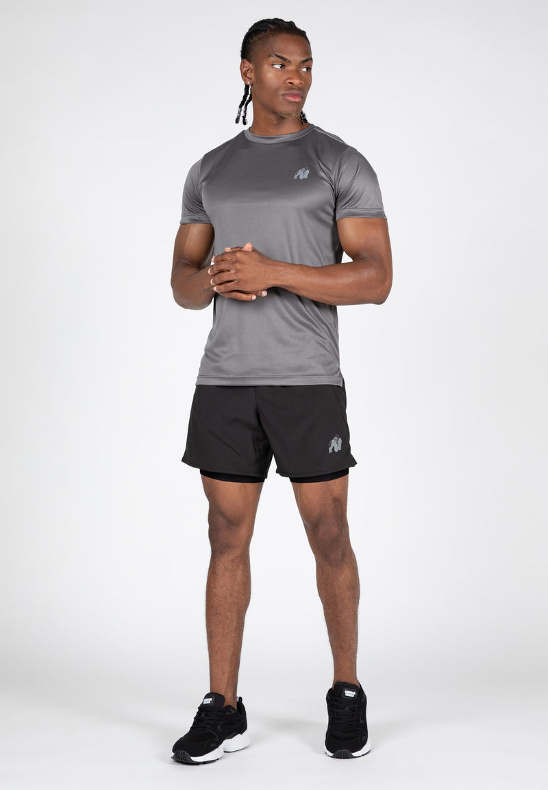 Load image into Gallery viewer, Gorilla Wear - Modesto 2-in-1 shorts - black