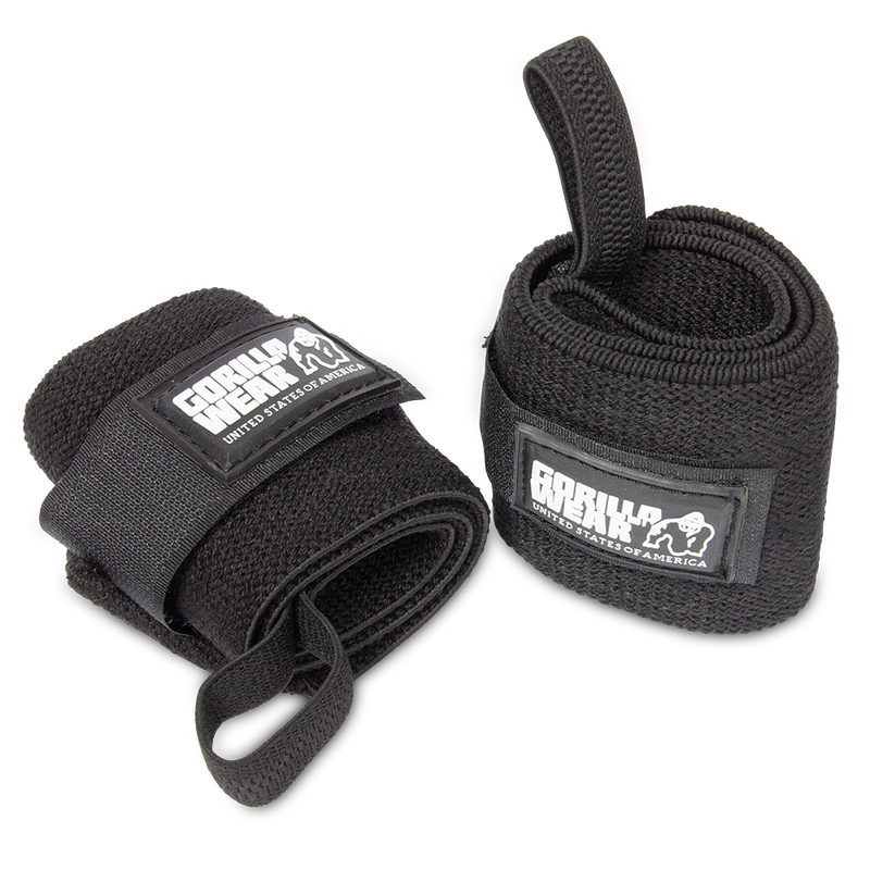 Load image into Gallery viewer, Gorilla Wear - Wrist Wraps Basic - Black/White