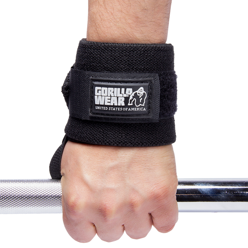 Load image into Gallery viewer, Gorilla Wear - Wrist Wraps Basic - Black/White