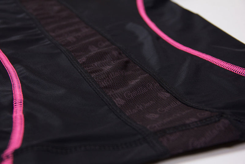 Load image into Gallery viewer, Gorilla Wear - Carlin Compression Short Sleeve Top - Black/Pink