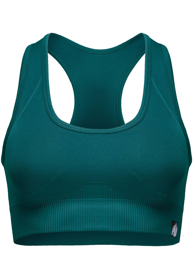Load image into Gallery viewer, Gorilla Wear - Yava Seamless Sports Bra - Green