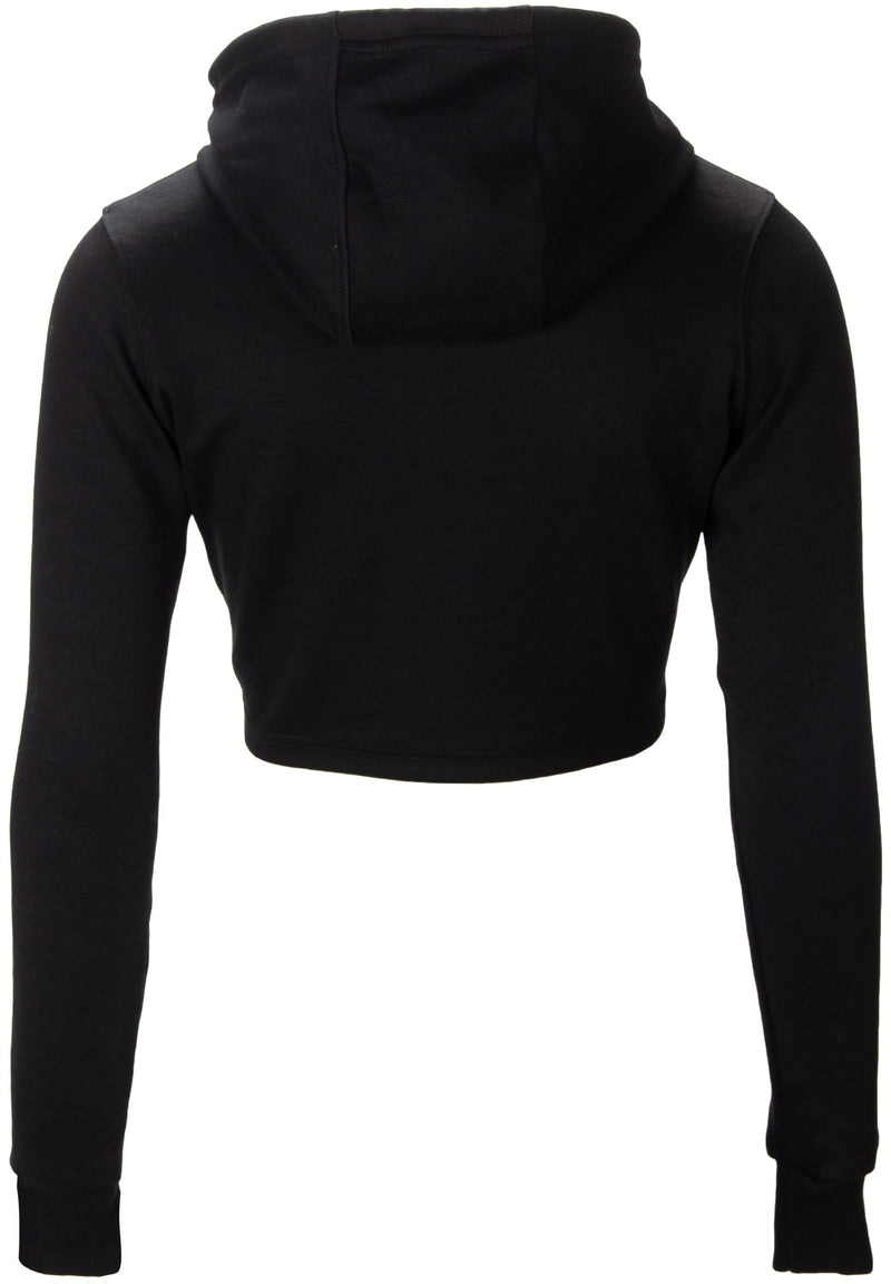 Load image into Gallery viewer, Gorilla Wear - Pixley Crop Top Hoodie - Black