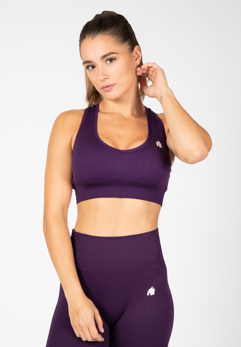 Load image into Gallery viewer, Gorilla Wear - Neiro Seamless Sports Bra - Purple