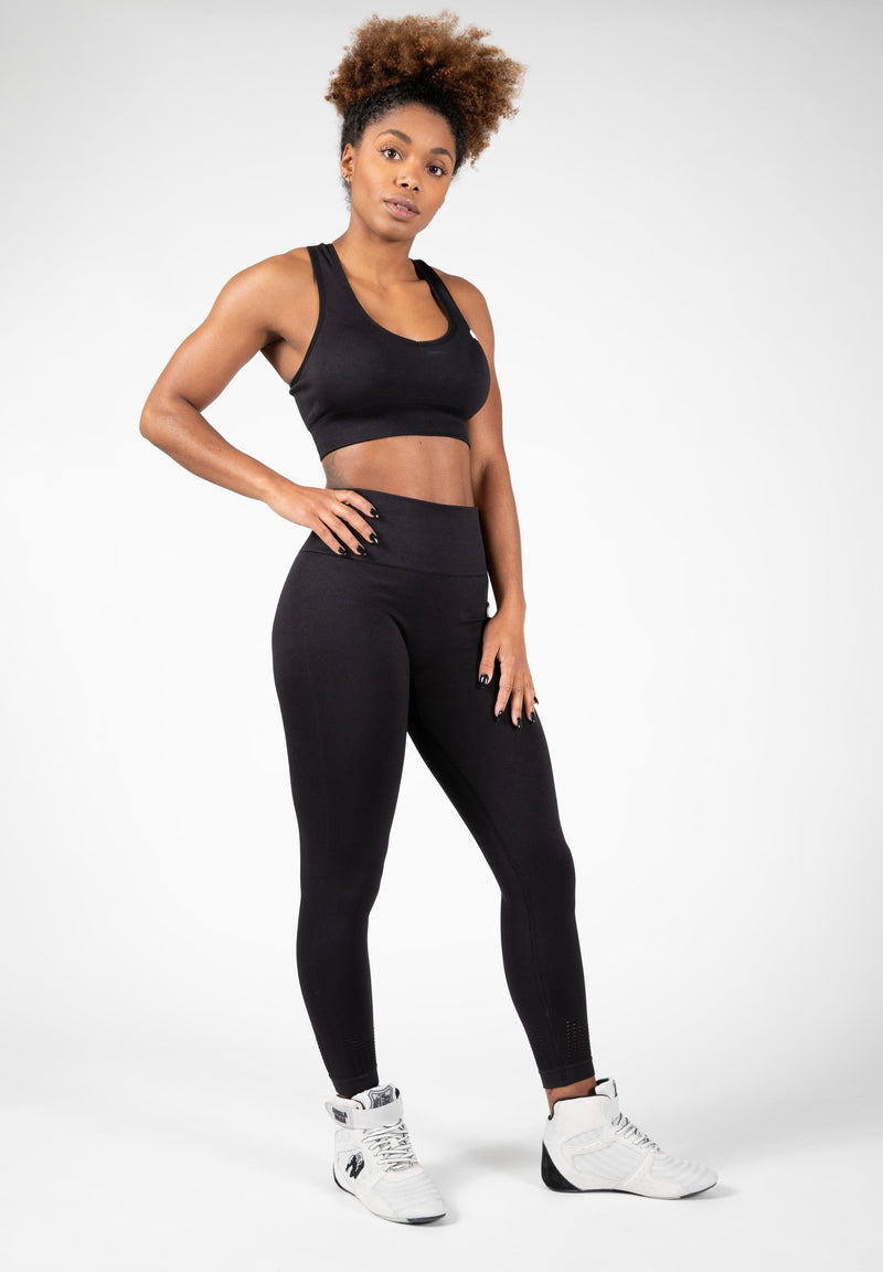 Load image into Gallery viewer, Gorilla Wear - Neiro Seamless Sports Bra - Black