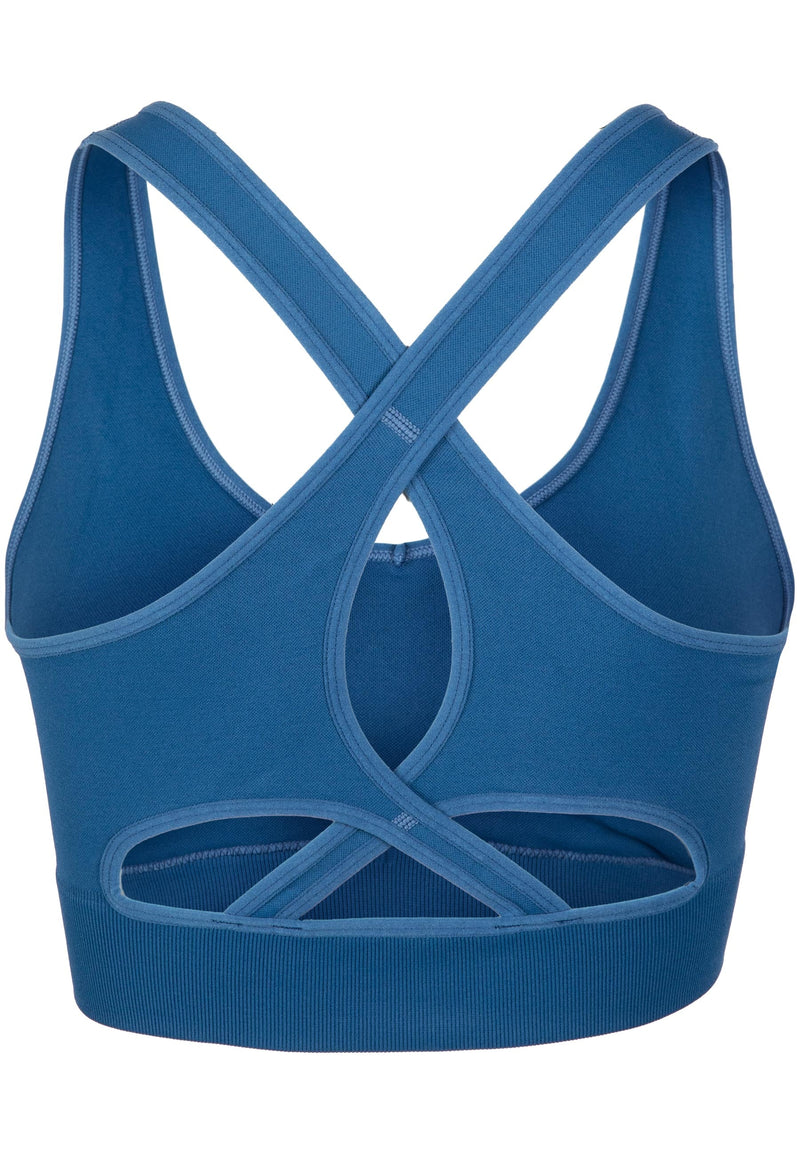 Load image into Gallery viewer, Gorilla Wear - Hilton Seamless Bra - Blue