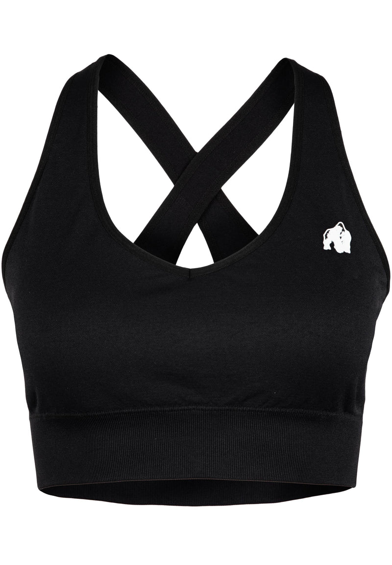 Load image into Gallery viewer, Gorilla Wear - Hilton Seamless Bra - Black