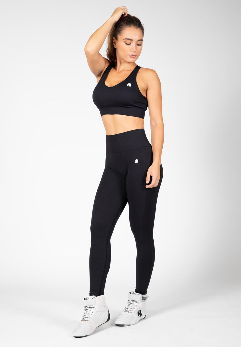 Load image into Gallery viewer, Gorilla Wear - Hilton Seamless Bra - Black