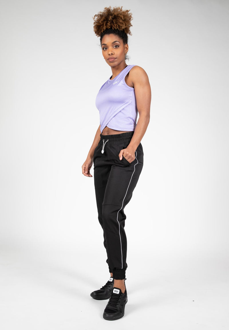 Load image into Gallery viewer, Gorilla Wear - Estelle Twisted Crop Top - Lilac