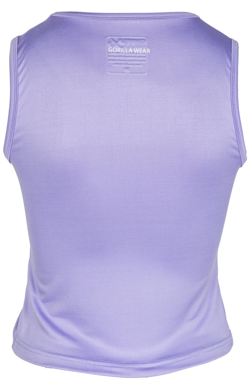 Load image into Gallery viewer, Gorilla Wear - Estelle Twisted Crop Top - Lilac