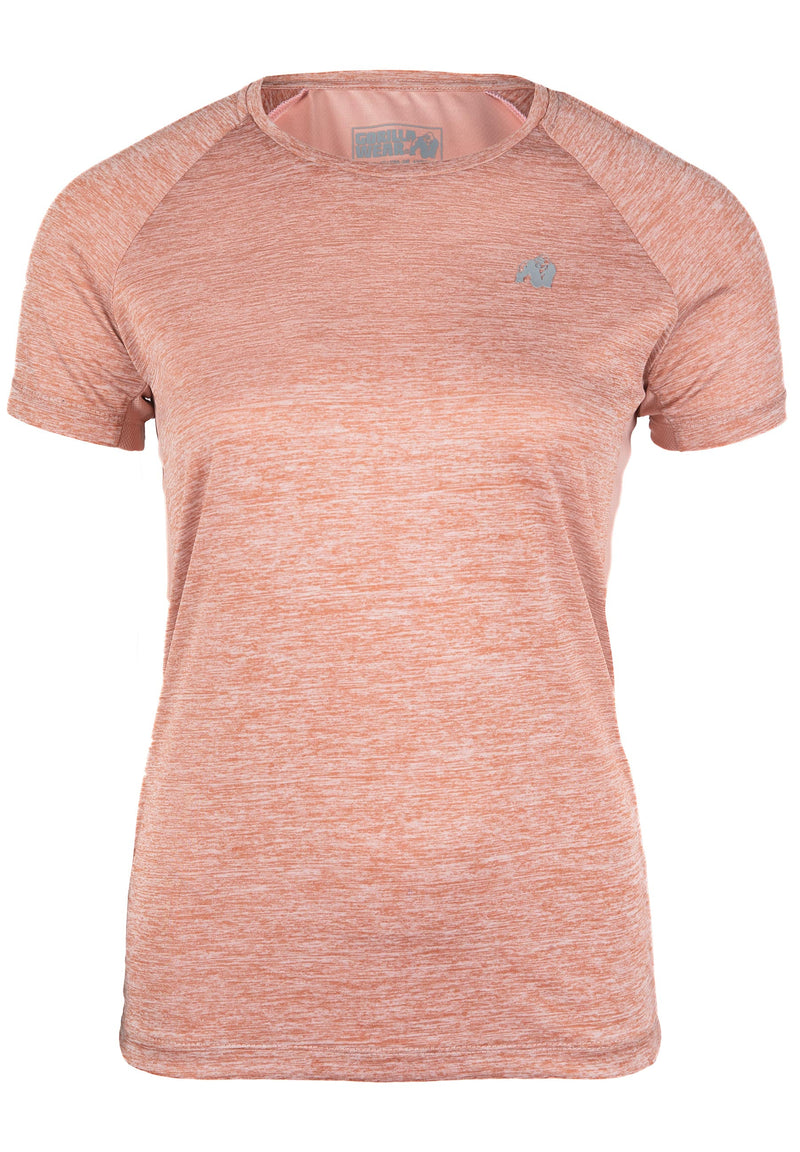 Load image into Gallery viewer, Gorilla Wear - Monetta Performance T-Shirt - Salmon Pink