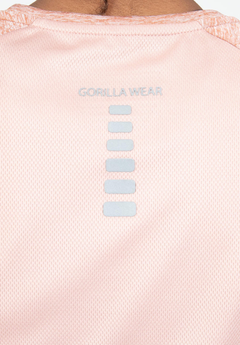 Load image into Gallery viewer, Gorilla Wear - Monetta Performance T-Shirt - Salmon Pink