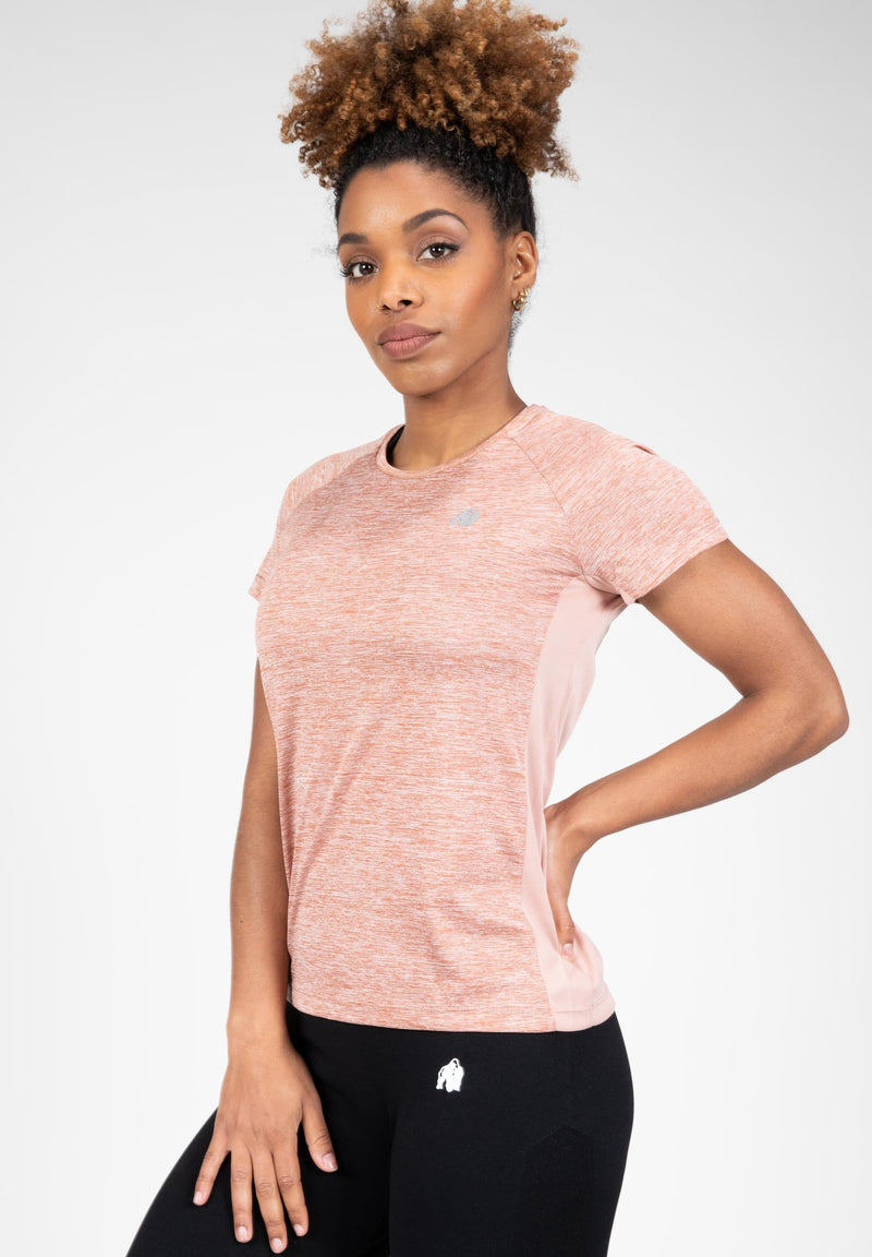 Load image into Gallery viewer, Gorilla Wear - Monetta Performance T-Shirt - Salmon Pink