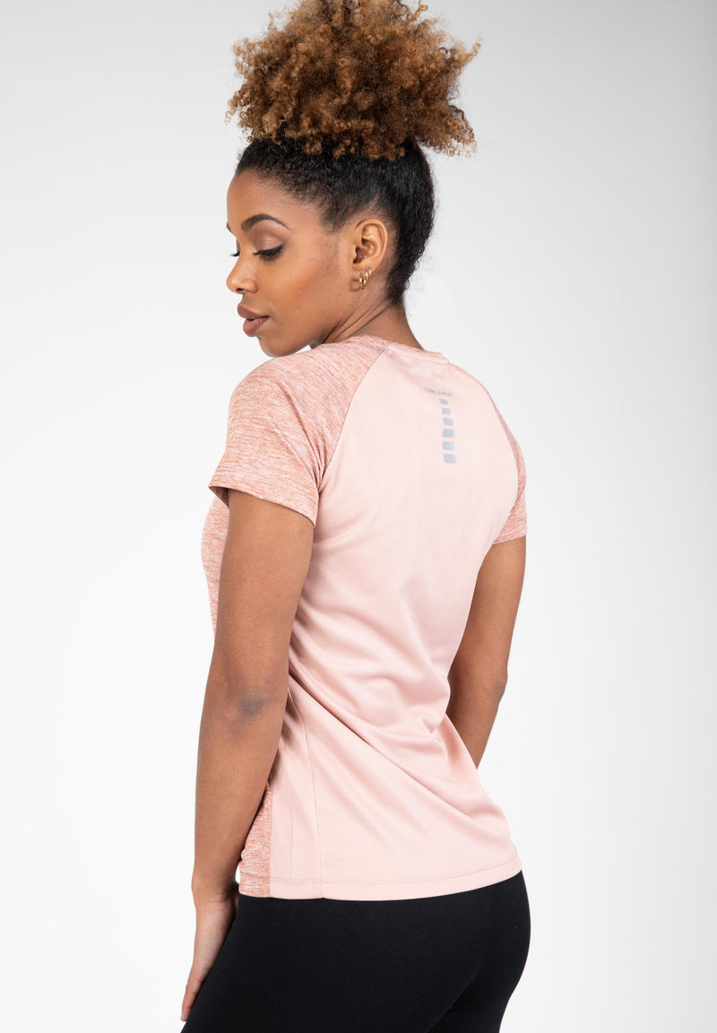 Load image into Gallery viewer, Gorilla Wear - Monetta Performance T-Shirt - Salmon Pink