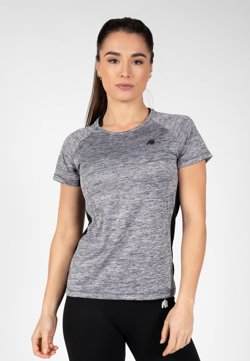 Load image into Gallery viewer, Gorilla Wear - Monetta Performance T-Shirt - Gray Melange