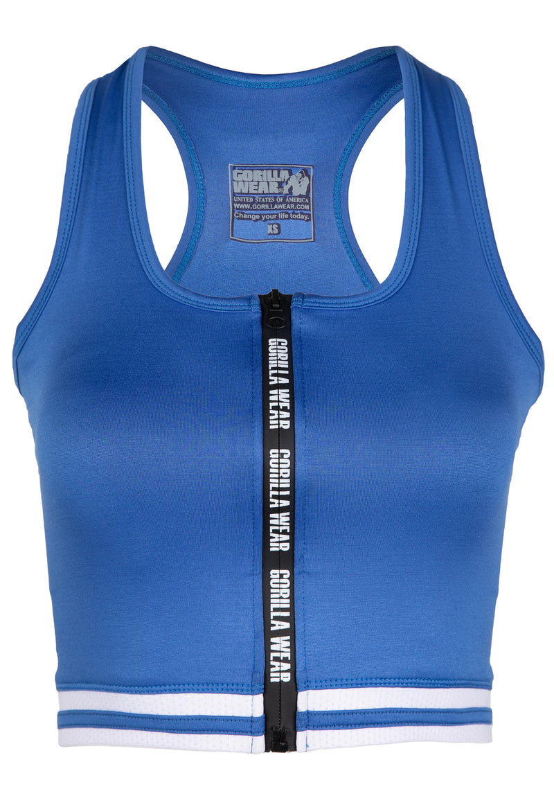 Load image into Gallery viewer, Gorilla Wear - Mesa Zip Top - Blue
