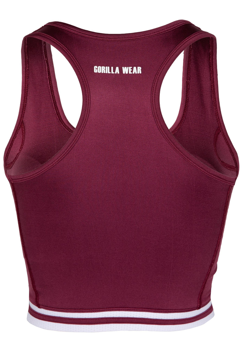 Load image into Gallery viewer, Gorilla Wear - Mesa Zip Top - Burgundy