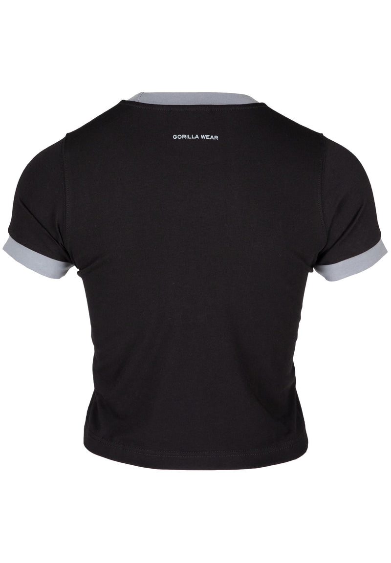 Load image into Gallery viewer, Gorilla Wear - New Orleans Cropped T-shirt - Black