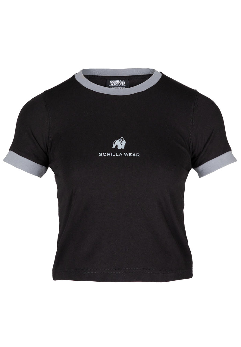 Load image into Gallery viewer, Gorilla Wear - New Orleans Cropped T-shirt - Black
