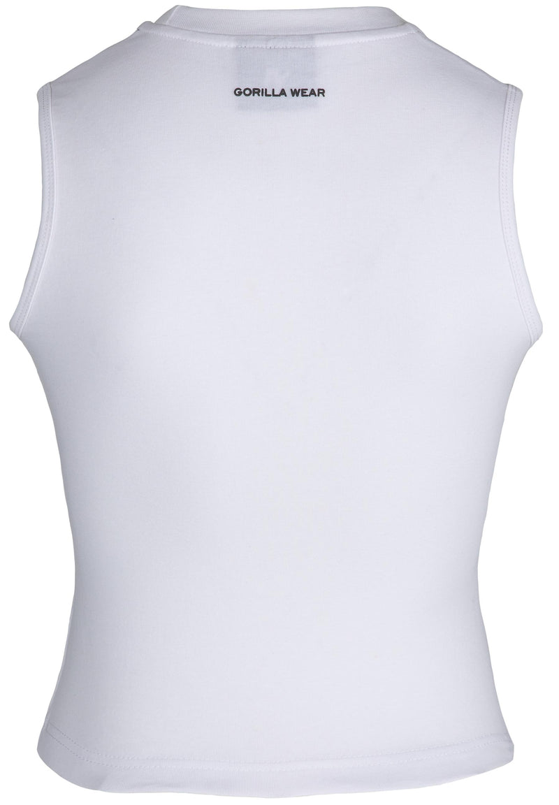 Load image into Gallery viewer, Gorilla Wear - Livonia Crop Top - White