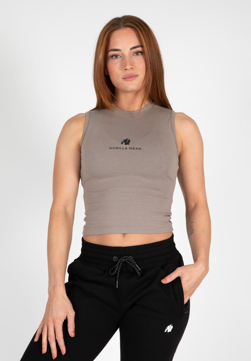 Load image into Gallery viewer, Gorilla Wear - Livonia Crop Top - Beige