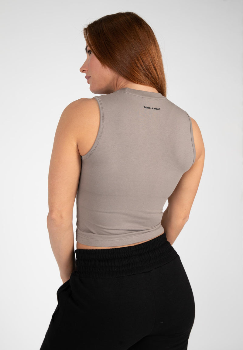 Load image into Gallery viewer, Gorilla Wear - Livonia Crop Top - Beige