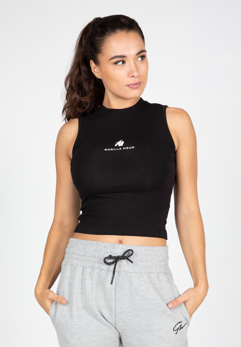 Load image into Gallery viewer, Gorilla Wear - Livonia Crop Top -Black