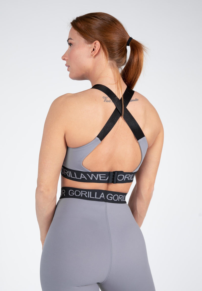 Load image into Gallery viewer, Gorilla Wear - Colby Sports Bra - Gray
