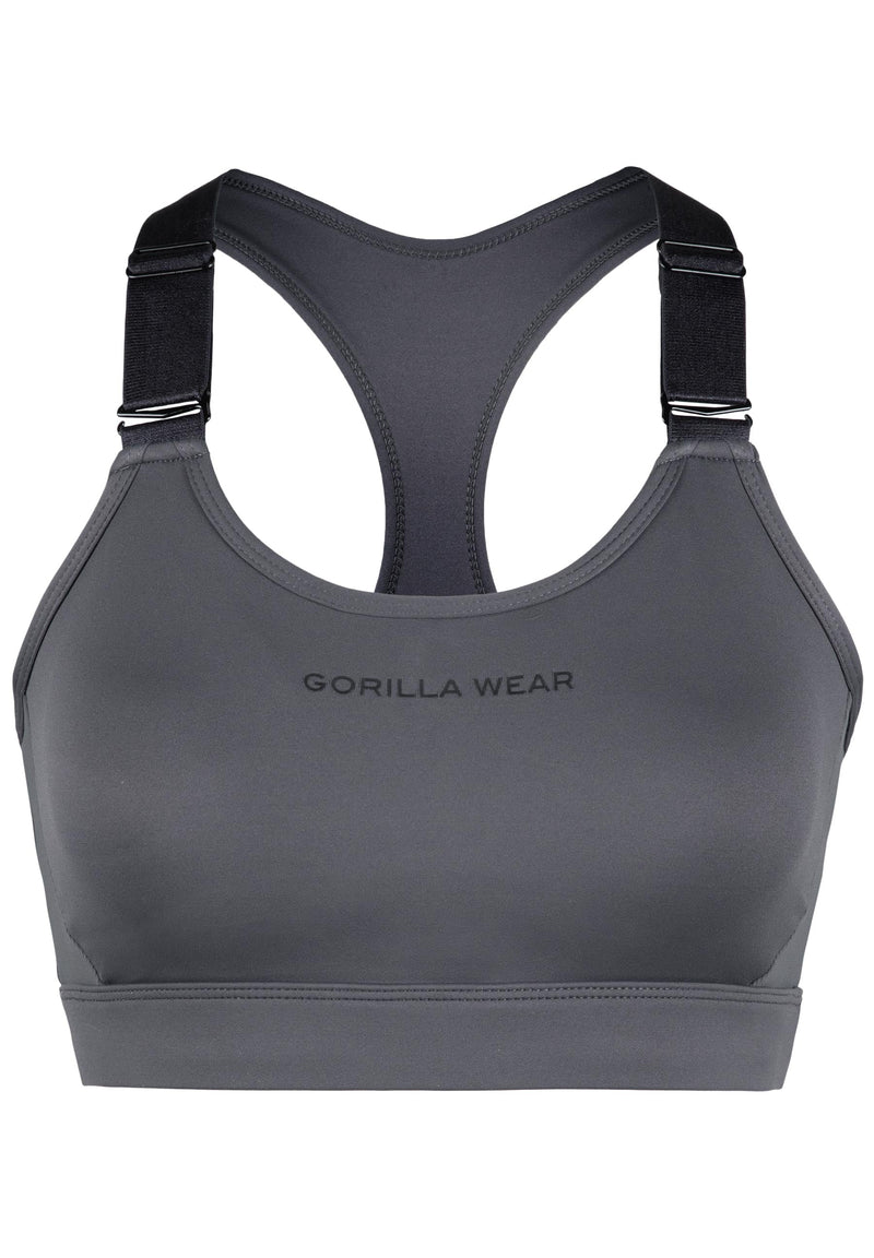 Load image into Gallery viewer, Gorilla Wear - Monroe Sports Bra - Gray