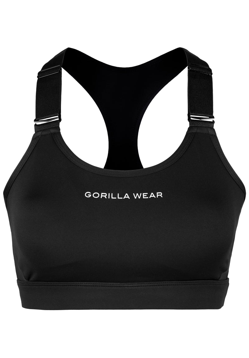 Load image into Gallery viewer, Gorilla Wear - Monroe Sports Bra - Black