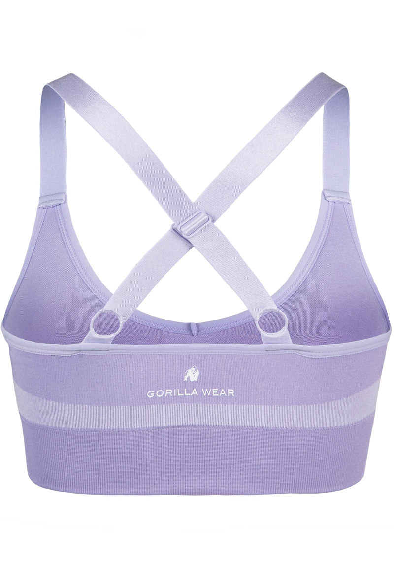 Load image into Gallery viewer, Gorilla Wear - Selah Seamless Sports Bra - Lilac