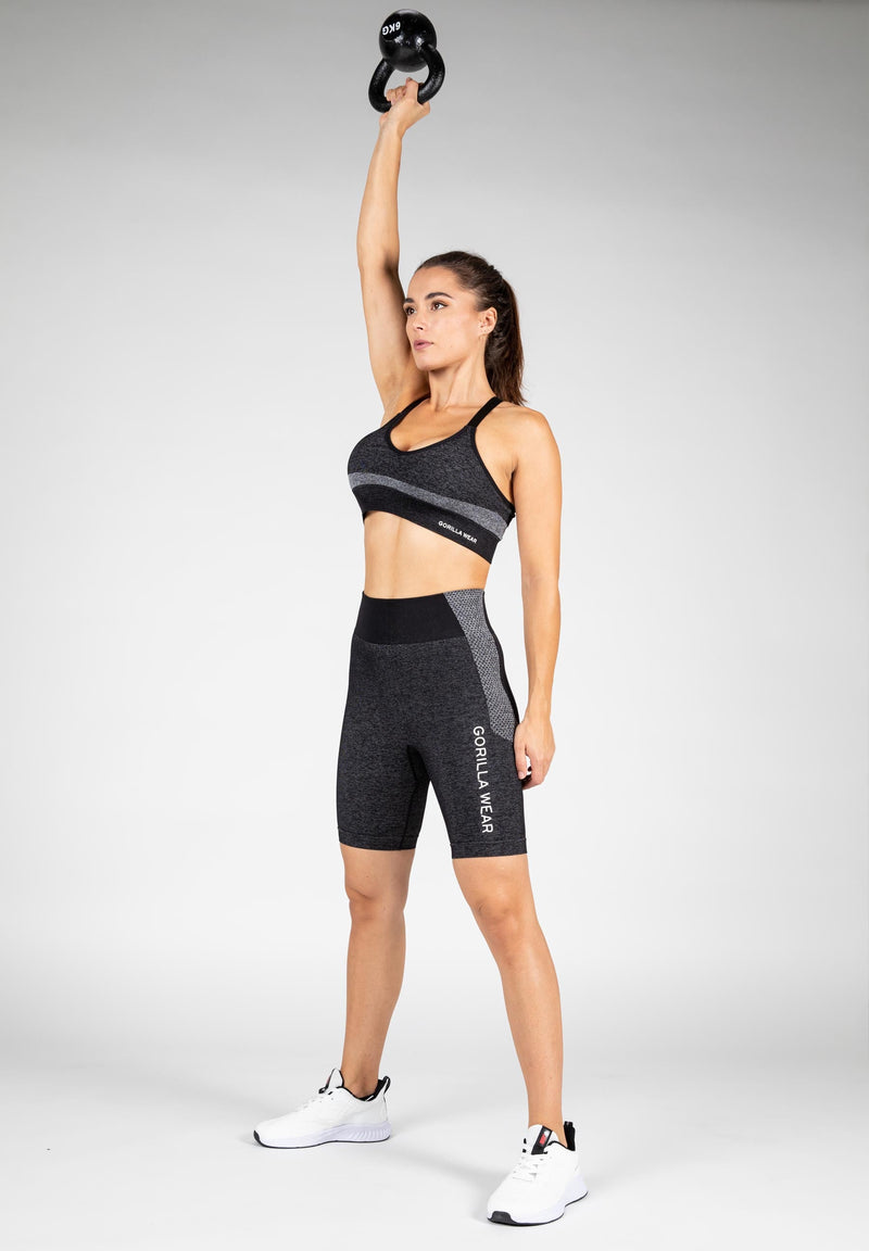 Load image into Gallery viewer, Gorilla Wear - Selah Seamless Sports Bra - Black