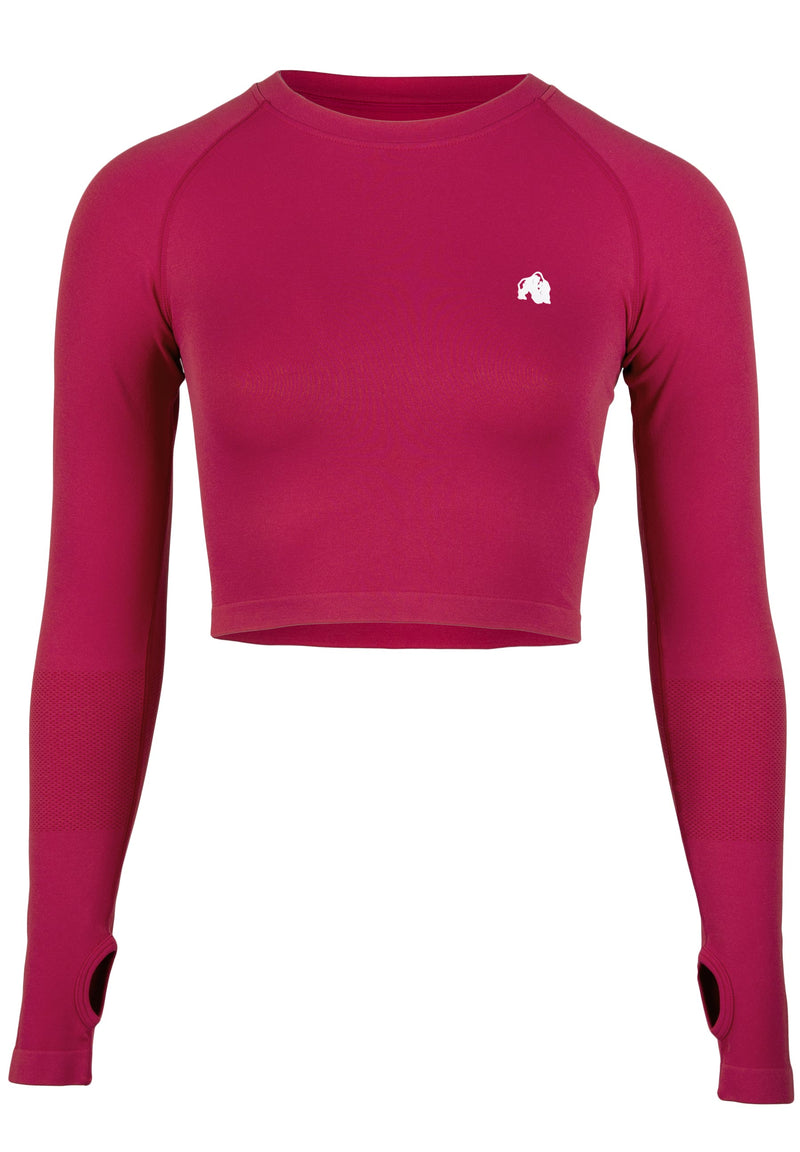 Load image into Gallery viewer, Gorilla Wear - Hilton Seamless Long Sleeve - Fuchsia