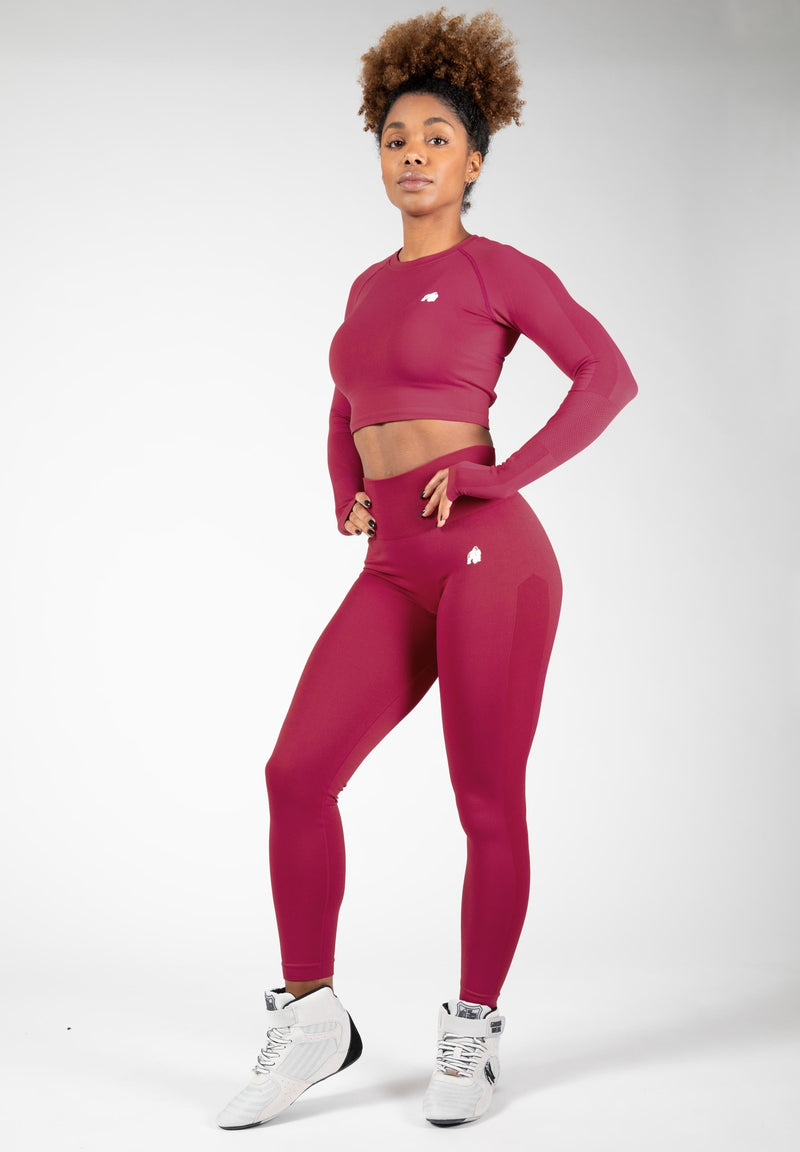 Load image into Gallery viewer, Gorilla Wear - Hilton Seamless Long Sleeve - Fuchsia