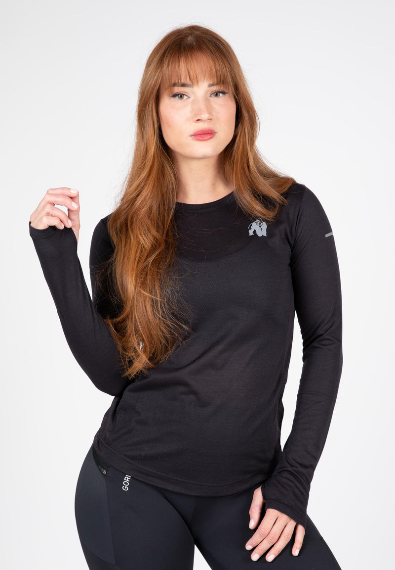 Load image into Gallery viewer, Gorilla Wear - Raleigh Long Sleeve - Black