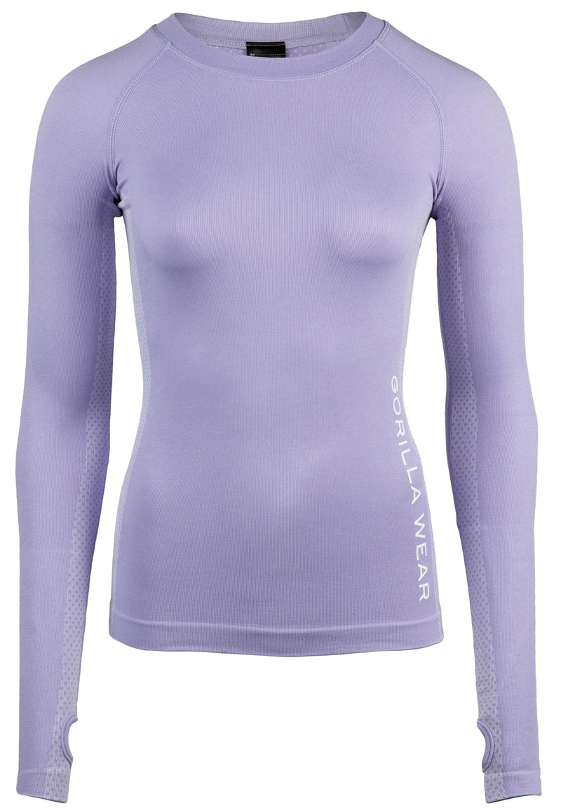 Load image into Gallery viewer, Gorilla Wear - Selah Seamless Long Sleeve - Lilac