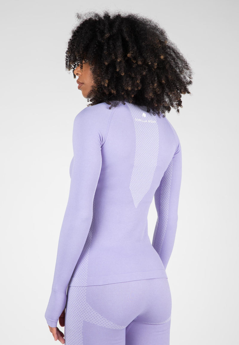Load image into Gallery viewer, Gorilla Wear - Selah Seamless Long Sleeve - Lilac
