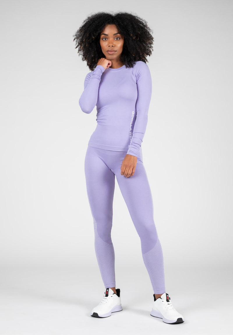 Load image into Gallery viewer, Gorilla Wear - Selah Seamless Long Sleeve - Lilac