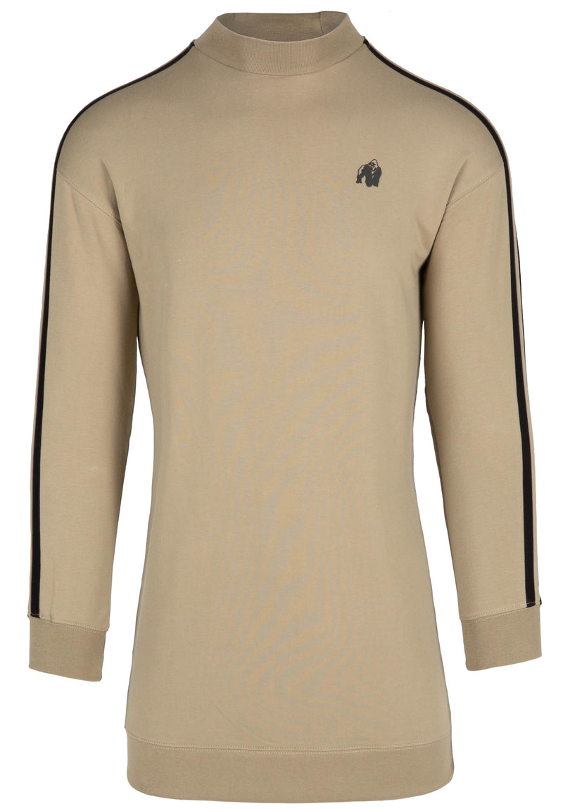 Load image into Gallery viewer, Gorilla Wear - Isabella Sweatshirt Dress - Beige