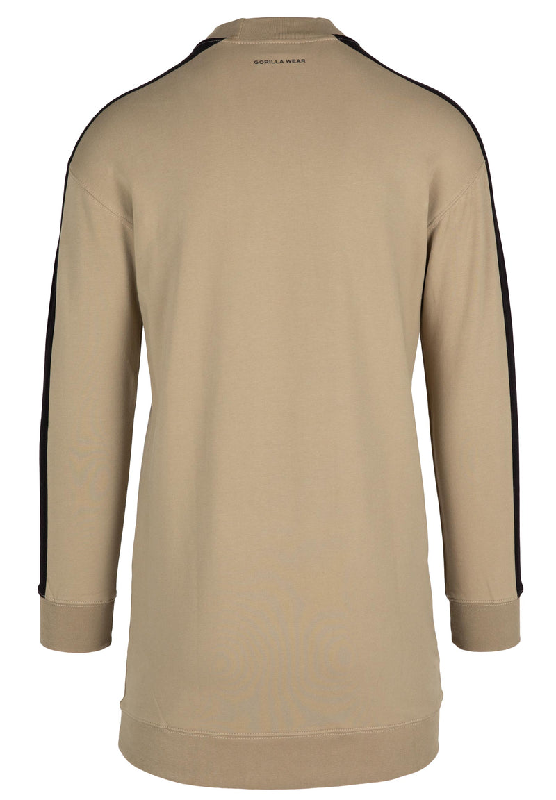 Load image into Gallery viewer, Gorilla Wear - Isabella Sweatshirt Dress - Beige