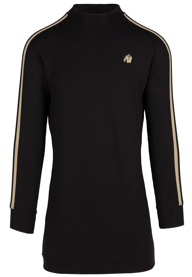 Load image into Gallery viewer, Gorilla Wear - Isabella Sweatshirt Dress - Black
