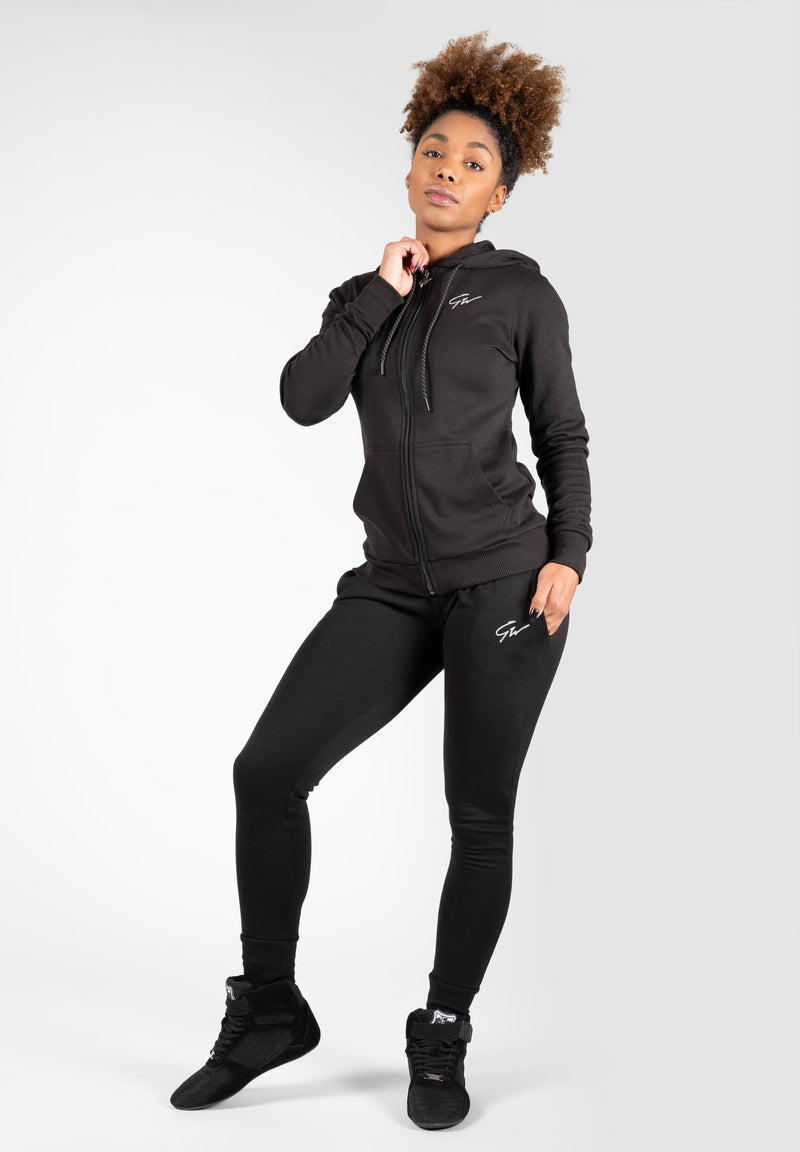 Load image into Gallery viewer, Gorilla Wear - Pixley Zipped Hoodie - Black