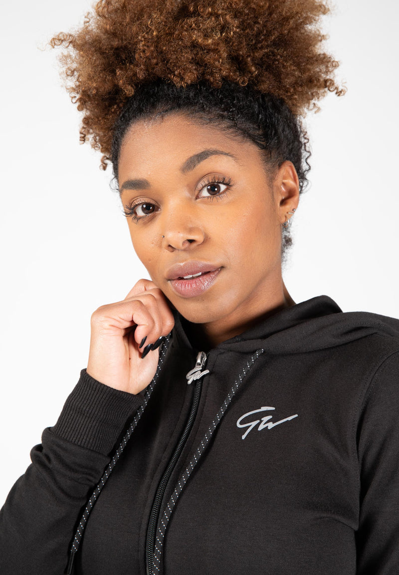 Load image into Gallery viewer, Gorilla Wear - Pixley Zipped Hoodie - Black
