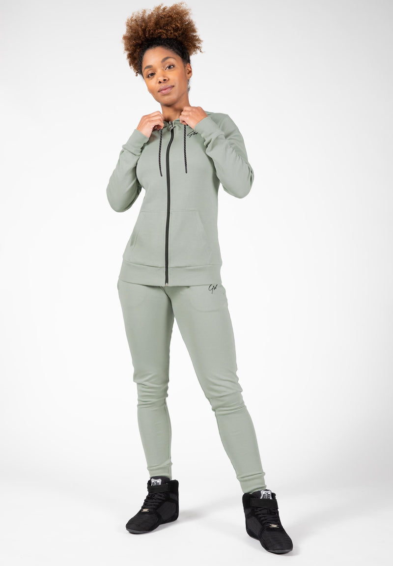 Load image into Gallery viewer, Gorilla Wear - Pixley Zipped Hoodie - Light Green